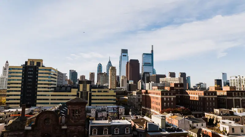 Philadelphia skyline on a clear day